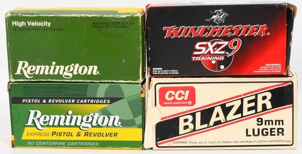 Lot 553: 149 Rounds Of Mixed 9mm Luger Ammunition
