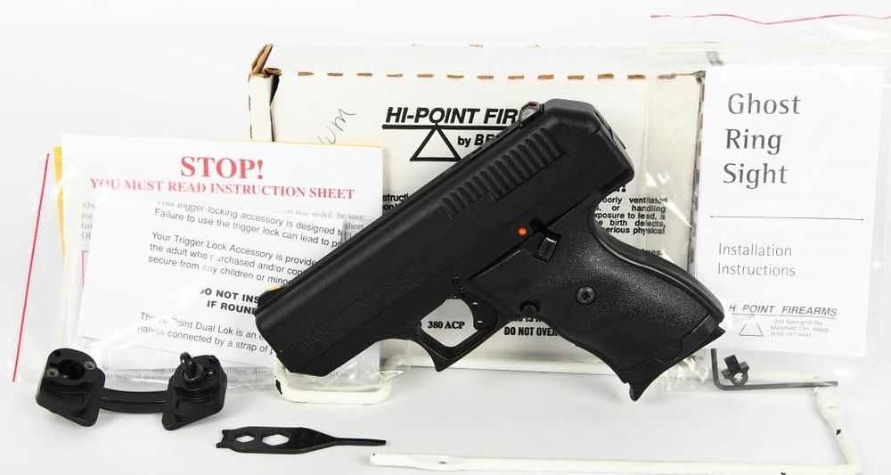Lot 573: New Hi-Point C9 Semi Auto Pistol 9MM