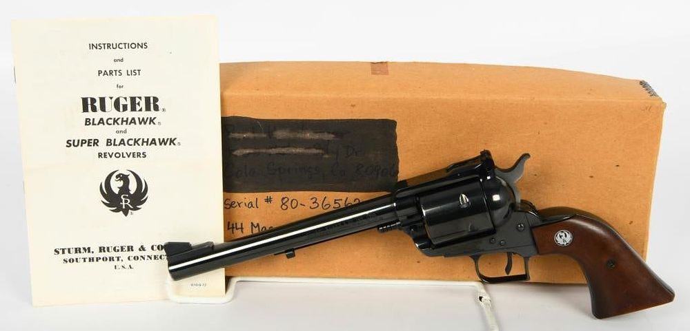 Lot 1062: Ruger Old Model Super Blackhawk Revolver .44 Mag
