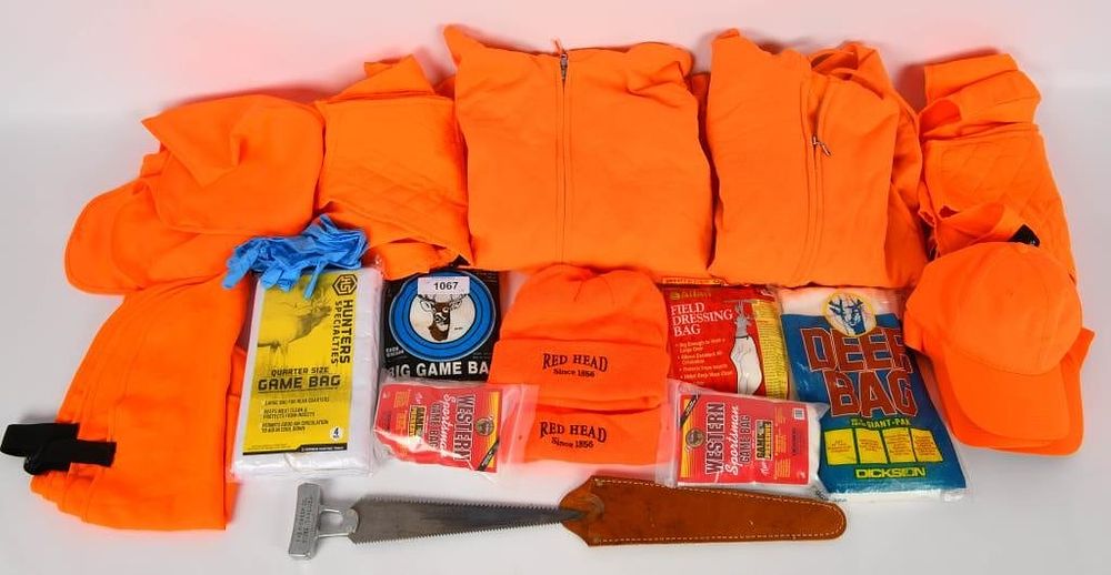 Lot 1067: The Hunters Care Package! Lot of great items in bx