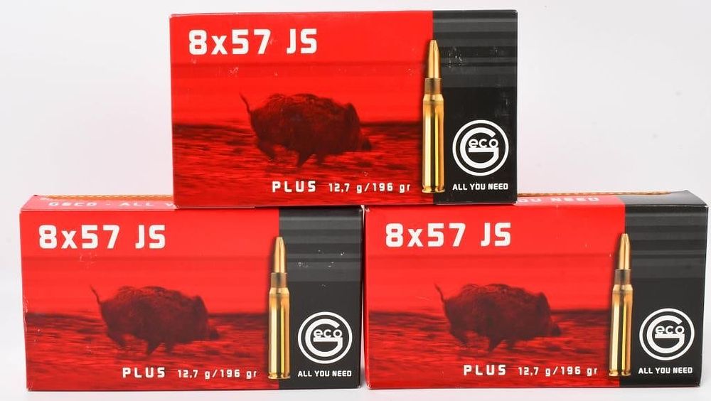 Lot 1093: 60 Rounds of Greco 8x57 JS Ammunition