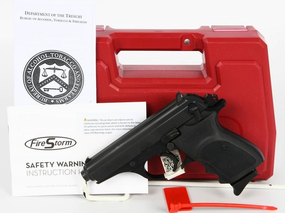 Lot 1140: Brand New Bersa Firestorm Semi Auto Pistol .380