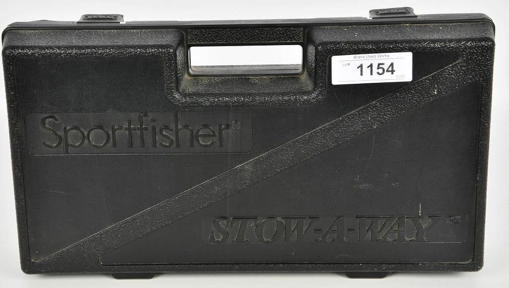 Lot 1154: Sportfisher Stow Away Fishing Rod W/ Case & Tackle