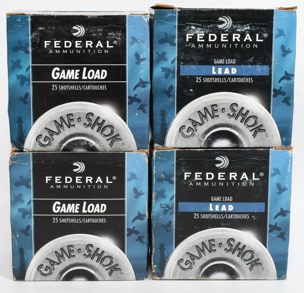 Lot 1165: 100 Rounds Of Federal Gameload 16 Ga Shotshells