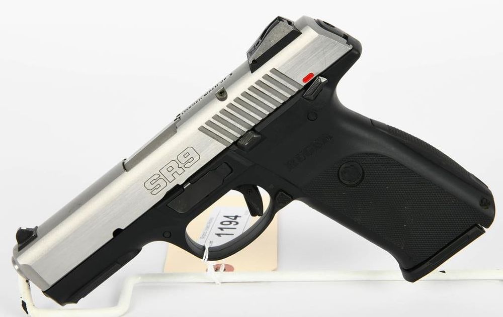 Lot 1194: Ruger SR9 Semi Auto Pistol 9MM