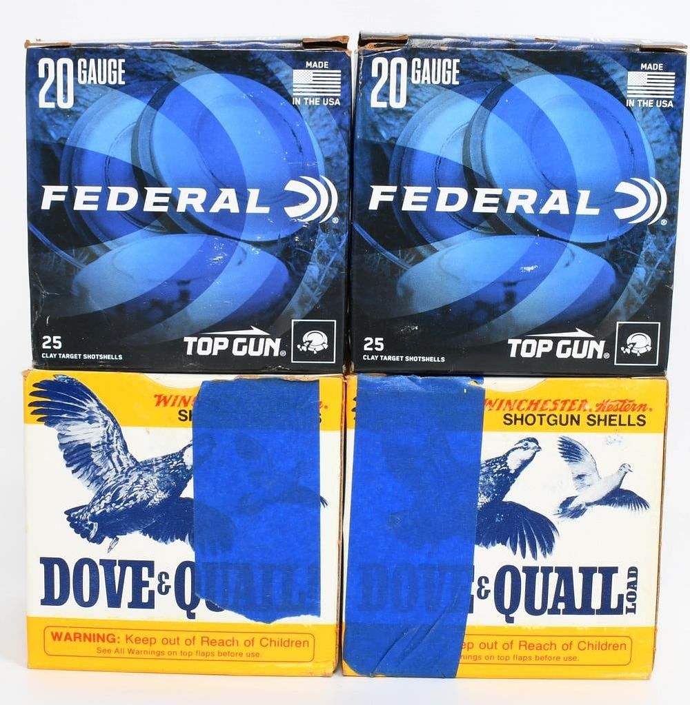 Lot 1195: 100 Rounds Of 20 Ga Plastic Shotshells