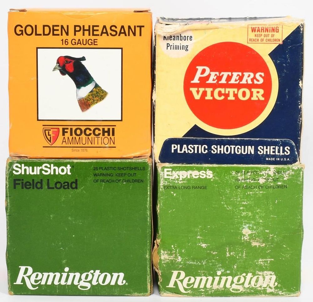 Lot 1231: 98 Rounds Of Mixed 16 Ga Plastic Shotshells