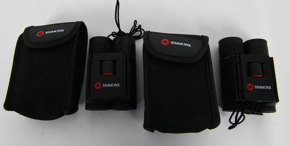 Lot 1274: Two Pairs of Simmons Venture Binoculars 10X21MM