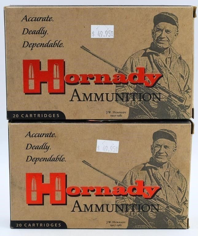 Lot 1288: 40 Rounds Of Hornady Custom .257 WBY Ammo