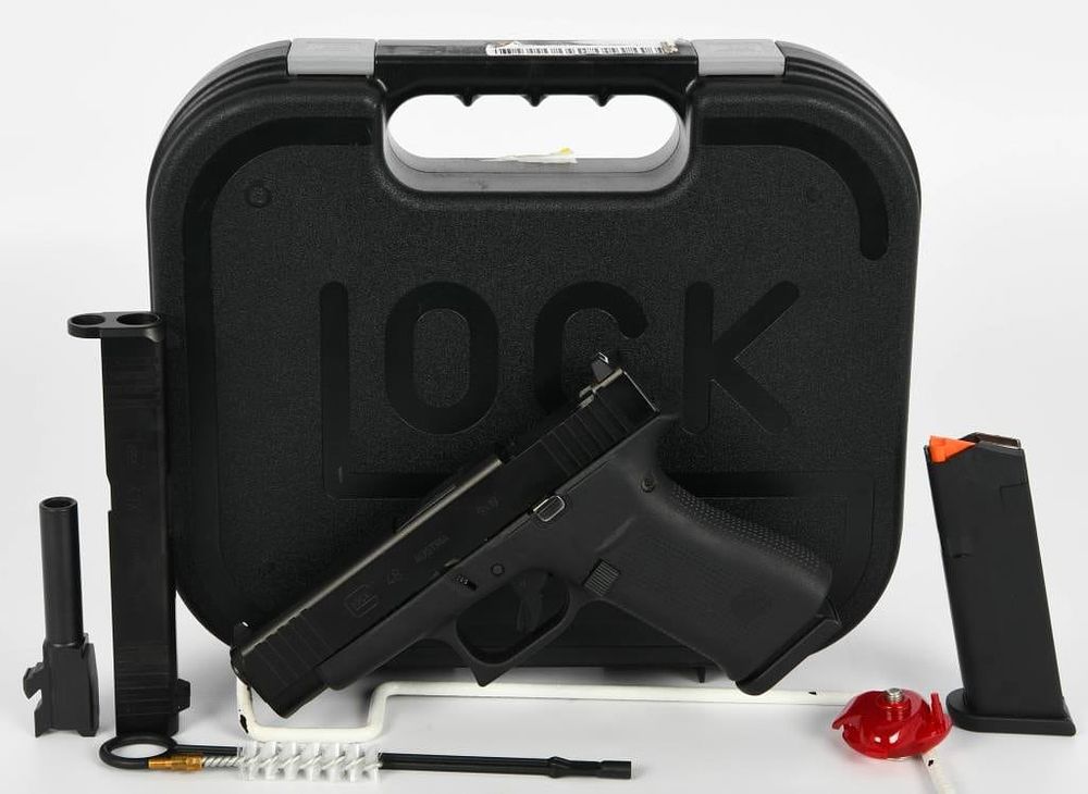 Lot 1296: Glock 48 With Conversion Kit G43X 9MM