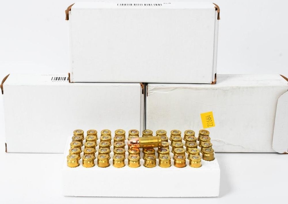 Lot 1312: 150 Rounds Of Reman 9mm Luger Ammunition