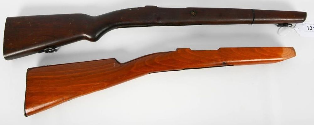 Lot 1313: Lot of Two Wood Sporter Rifle Stocks