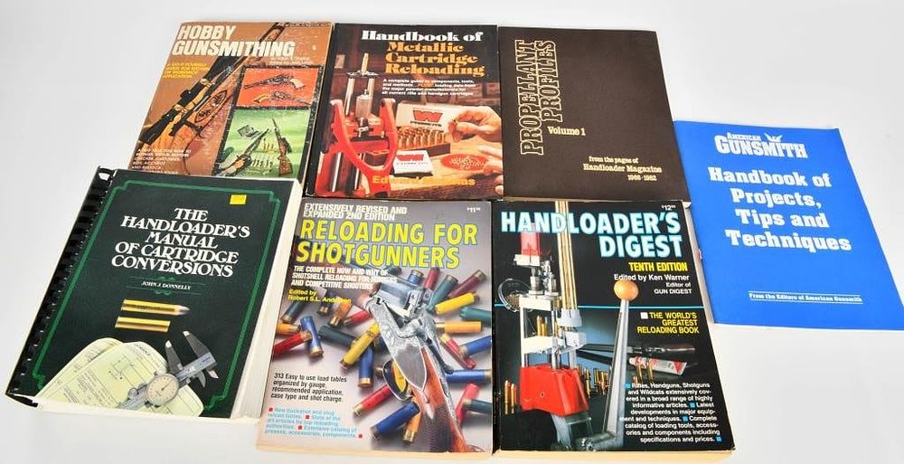 Lot 1355: Attn: reloaders and Gunsmiths- Various Books