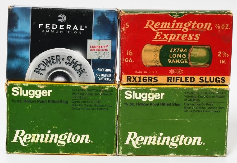 Lot 1360: 20 Rounds Of Mixed 16 Ga Plastic Shotshells