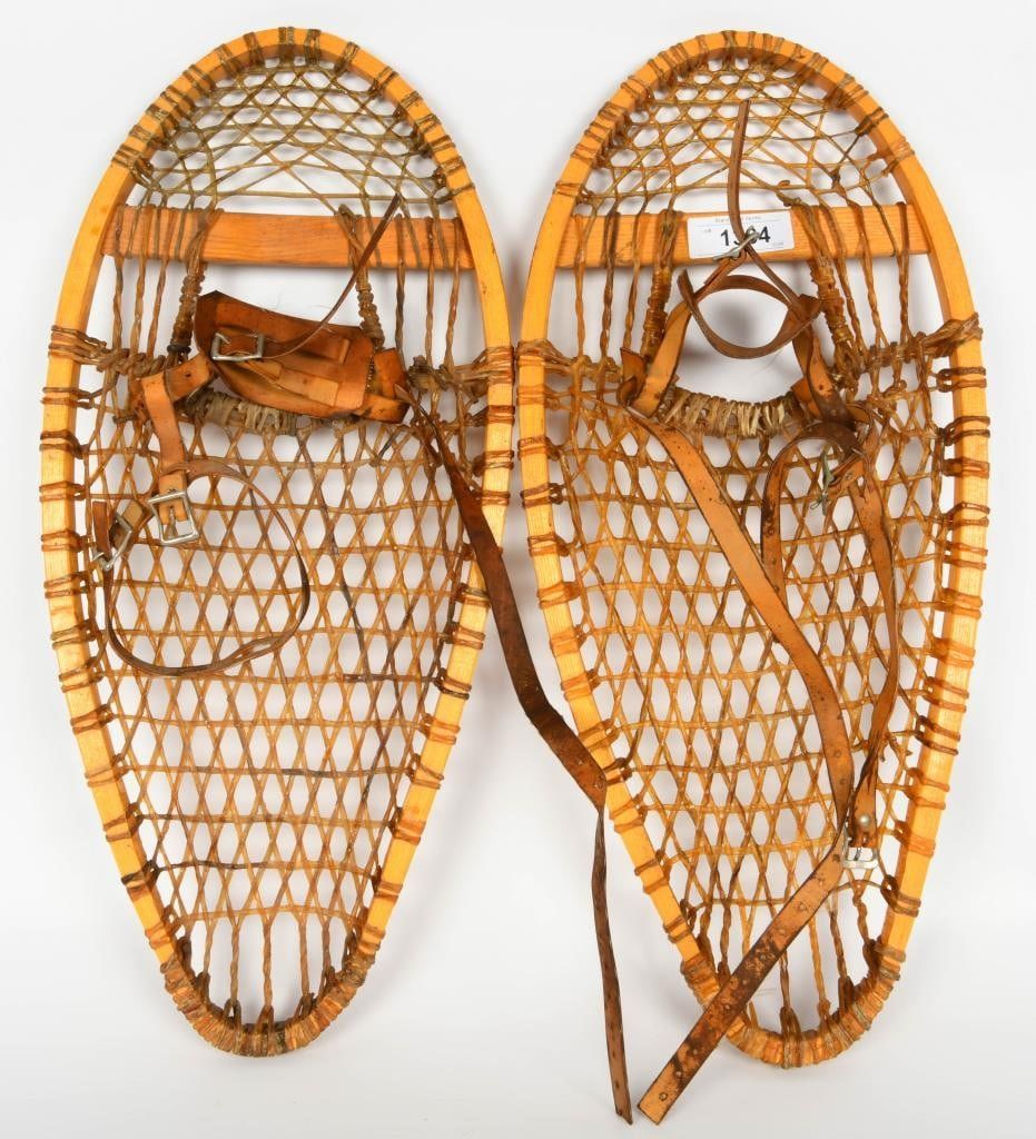 Lot 1364: Northwoods Brand Safesport wooden Shoeshoes