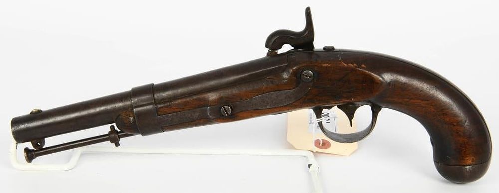 Lot 1368: A.M. Waters & Co U.S. Model 1842 Pistol .54 Cal