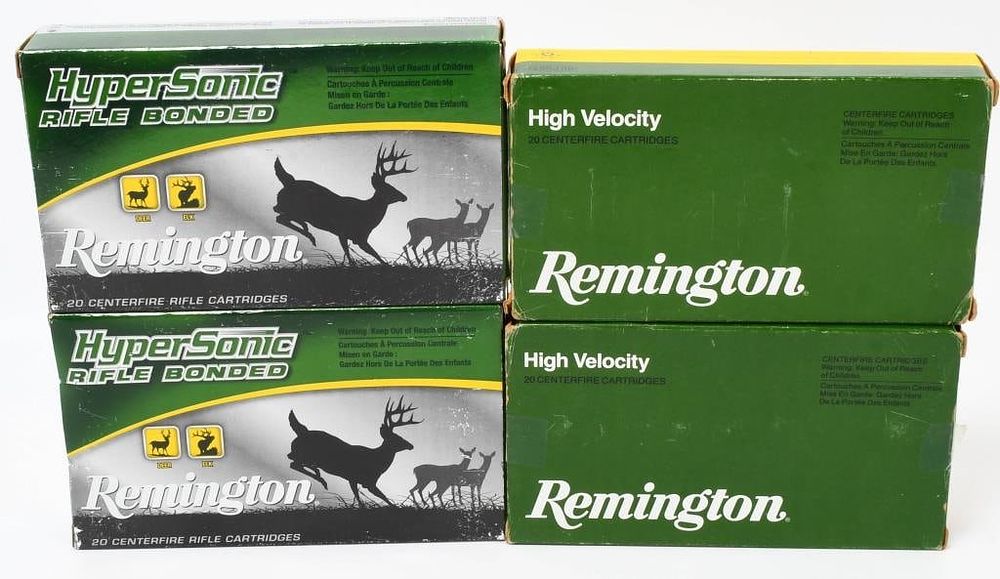 Lot 1372: 75 Rounds of Remington .300 Win Mag Ammunition