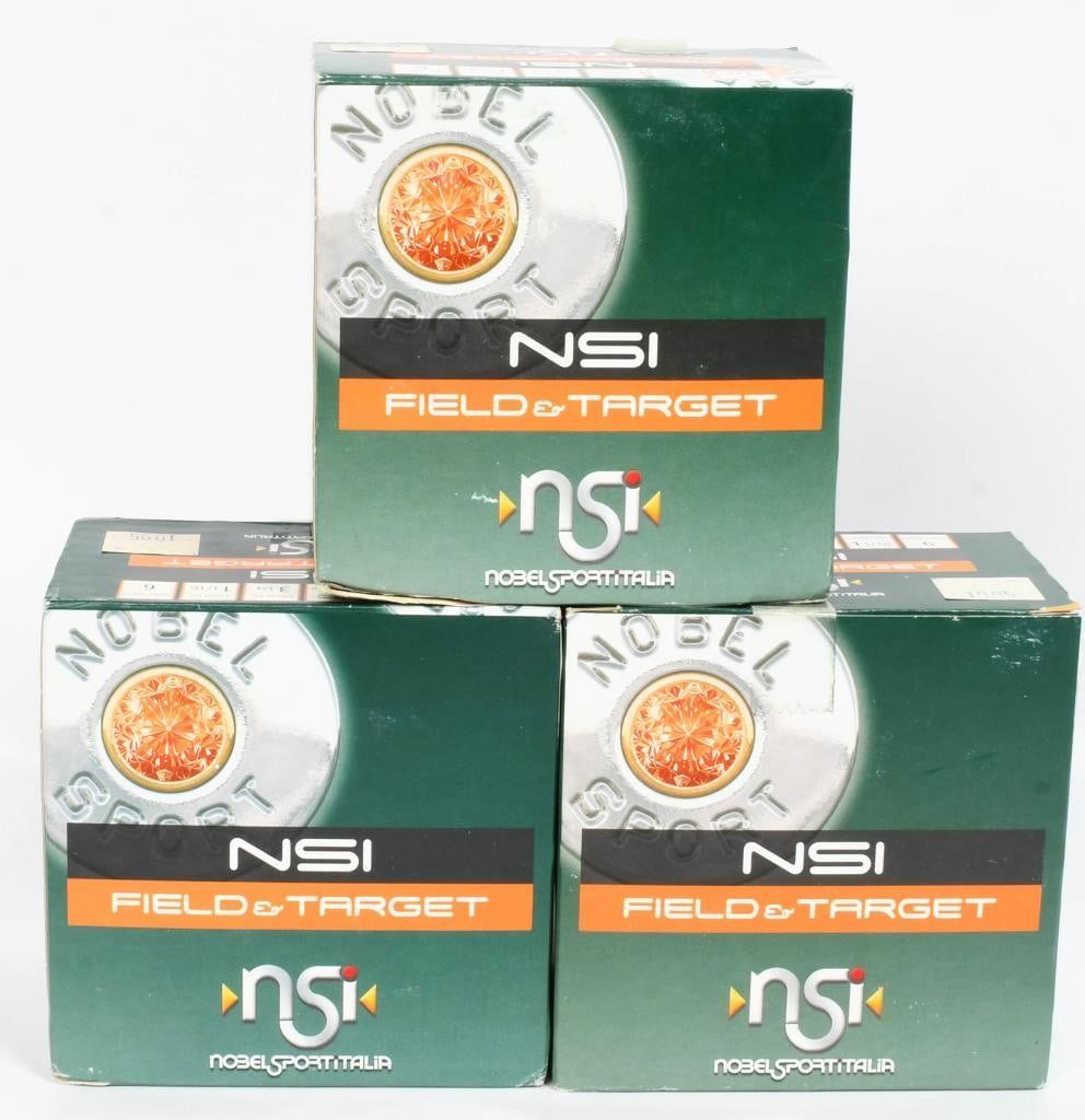 Lot 1375: 75 rds NSI Field & Target 16 gauge shotshells
