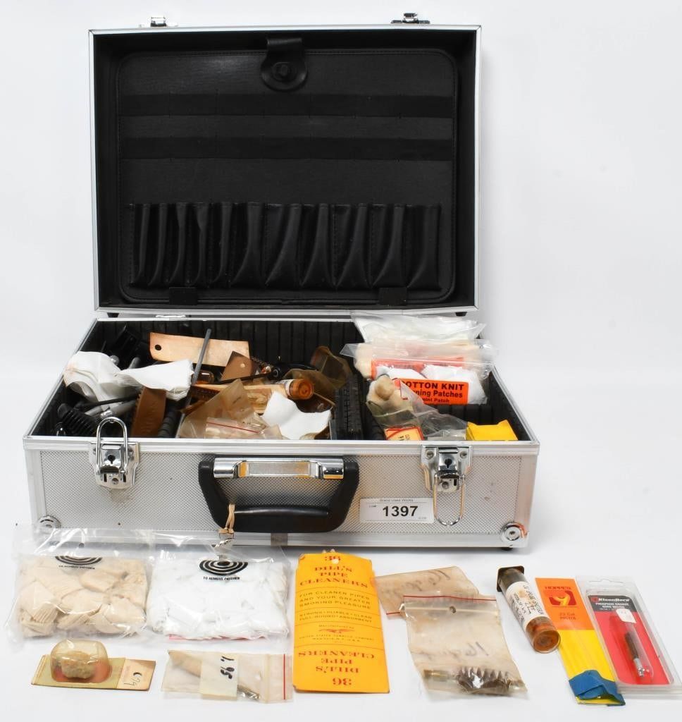 Lot 1397: Large Selection Various Gun Cleaning Accessories