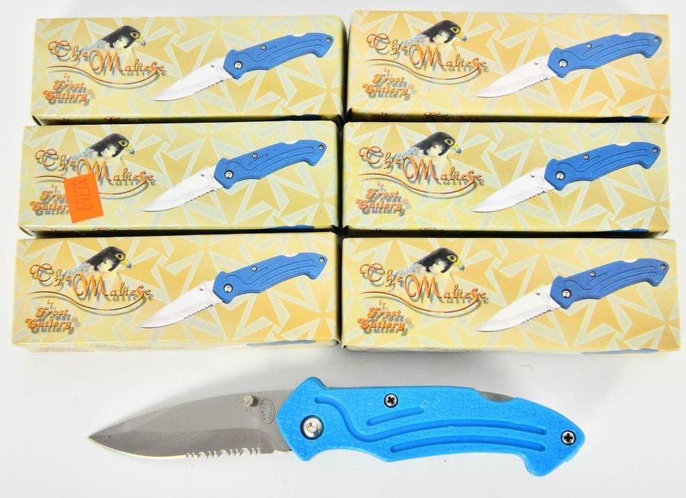 Lot 1409: Lot of 6 New Frost Cutlery The Maltese Knives