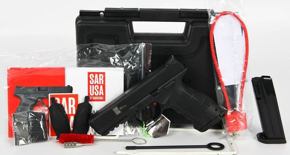 Lot 1416: NEW SAR USA SAR-9 Semi Auto Pistol 9MM