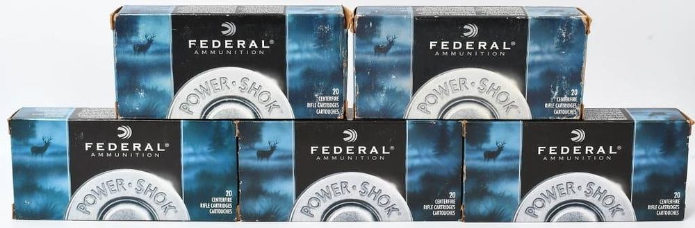 Lot 1489: 93 Rounds Of Federal .243 Win Ammunition