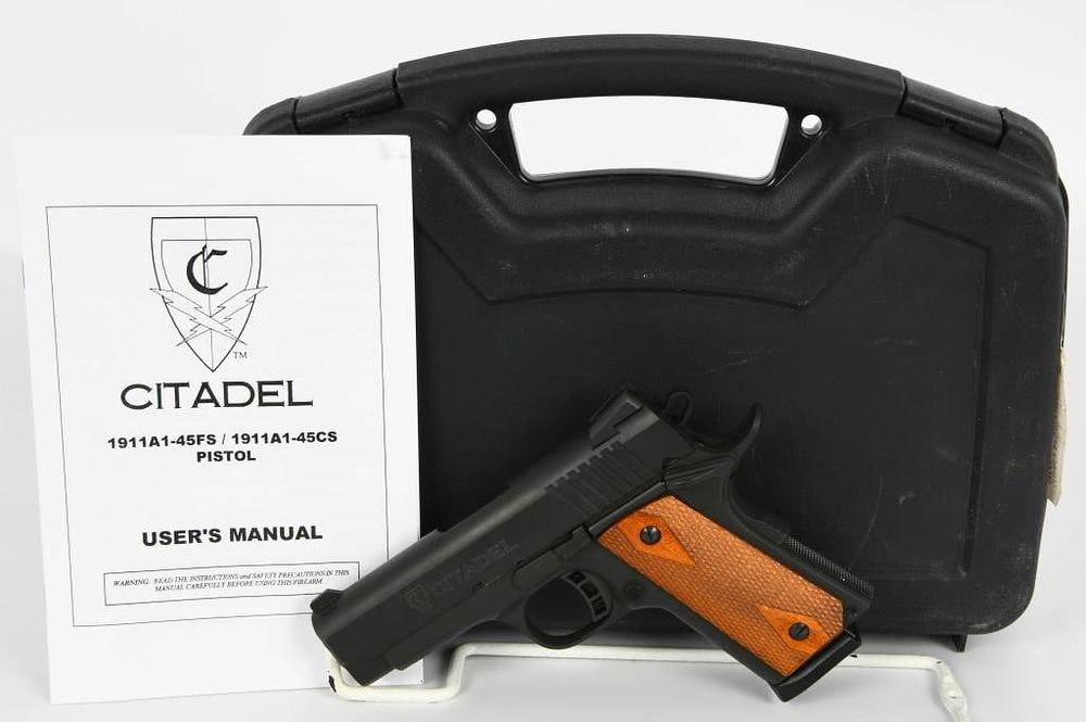 Lot 1512: Citadel M1911-A1 CS Semi Auto Pistol .45 ACP