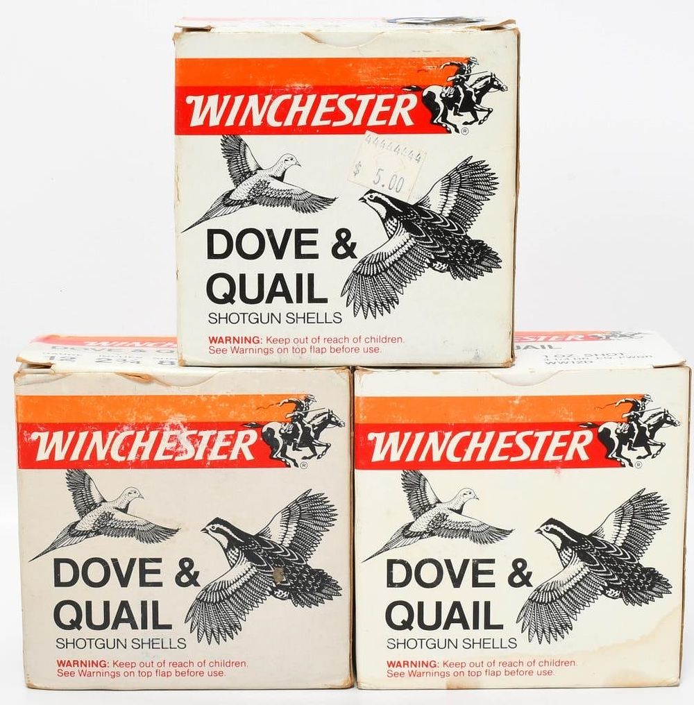 Lot 1516: approx 65 rds Winchester 12 gauge Dove & Quail amm