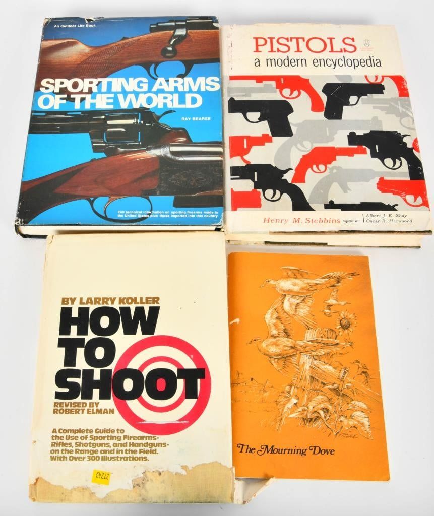 Lot 1535: 4 Book Lot ; Sporting Arms of the World, Pistols &