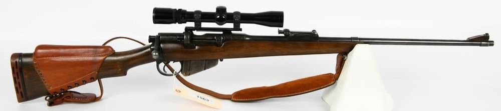 Lot 1563: GRI Lee Enfield No1 MK III Sporter Rifle .303 Brit