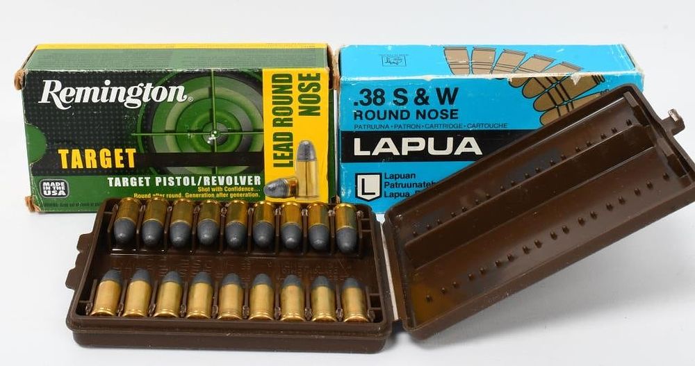 Lot 1567: 106 Rounds of Mixed .38 S&W Ammunition