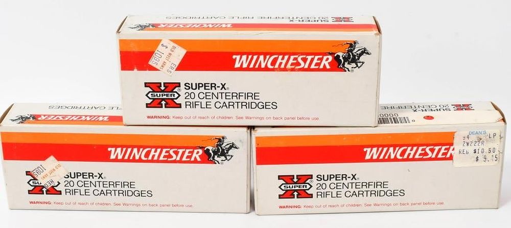 Lot 1573: 60 Rounds Of Winchester Super-X .22 Rem Ammo