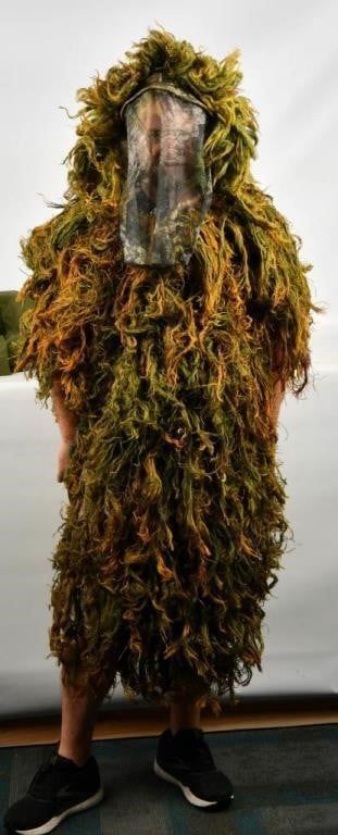 Lot 61: USGI Military Mosquito Netting/ Ghillie Suit, Camo