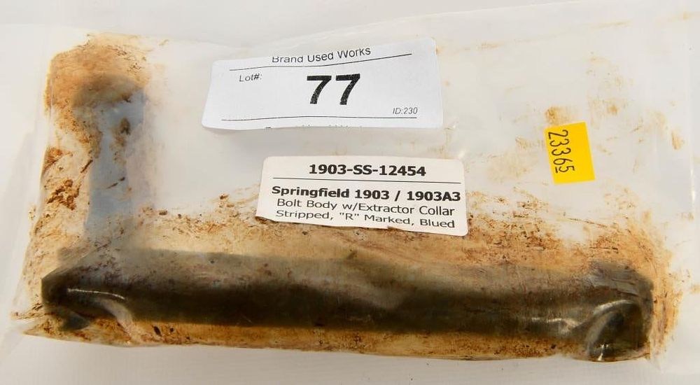 Lot 77: Springfield Model 1903 Bolt Carrier W/ Extractor