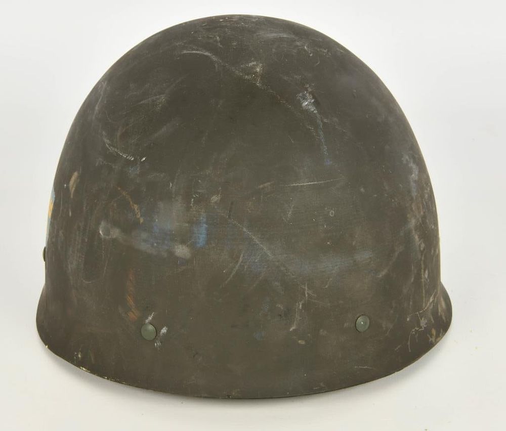 Lot 113: Swedish M37/65 Armed Forces Steel Helmet