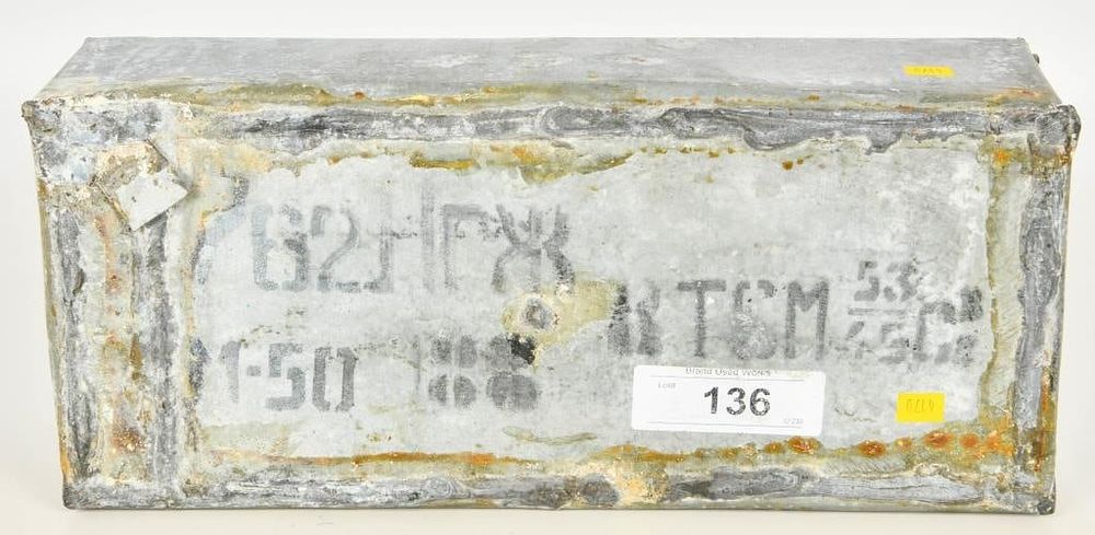 Lot 136: 1260 Rd Sealed Spam Can 7.62x25 Tokarev Ammo