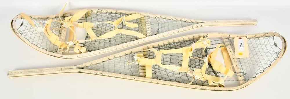 Lot 152: U.S. Marked 1979 Magnesium Snowshoes W/ Bindings