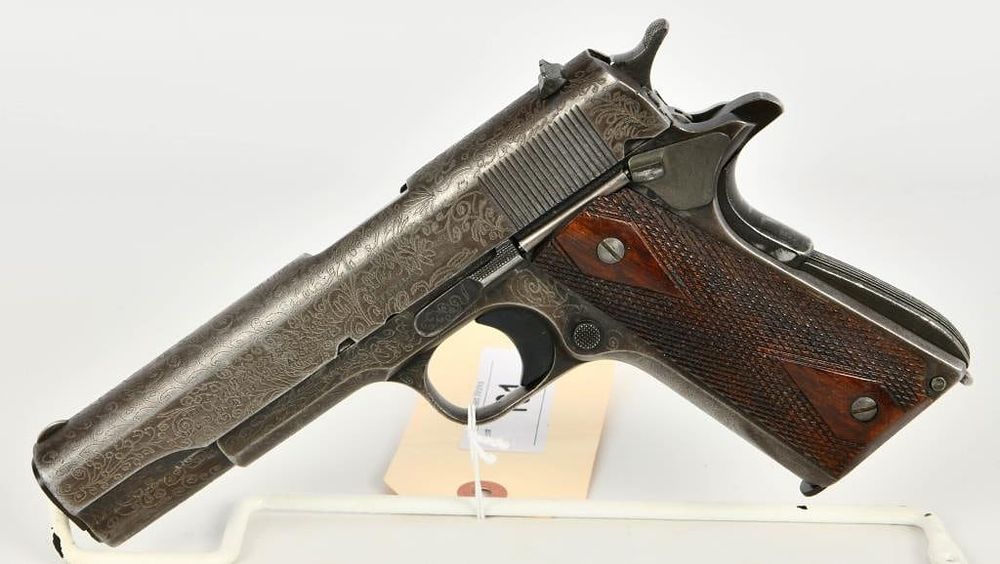 Lot 161: Engraved Colt Model of 1911 U.S. Army Pistol