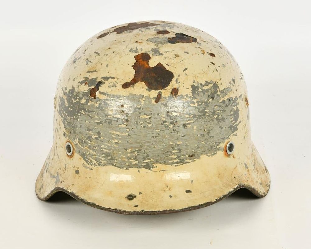 Lot 188: WWII German M40 Finnish Type Steel Helmet