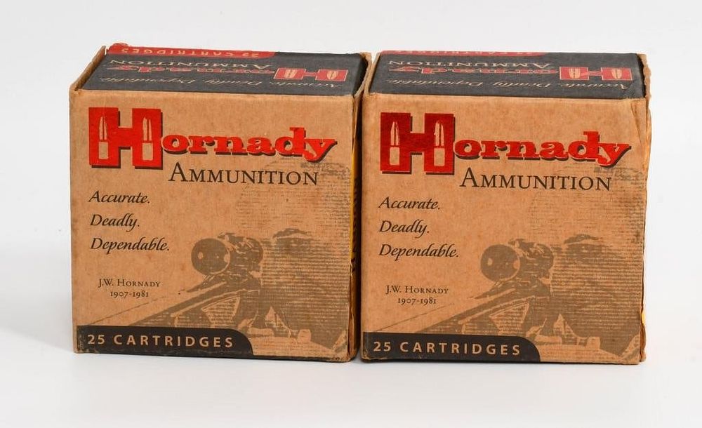 Lot 196: 50 Rounds of Hornady 9mm Steyr Ammunition