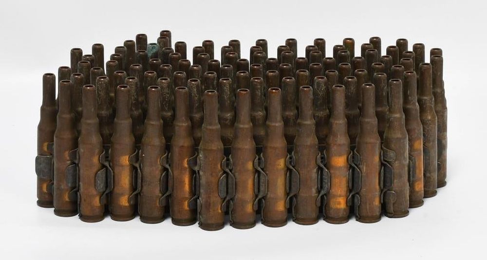 Lot 232: 102 Rounds of Belt Linked .308 Cal Blank