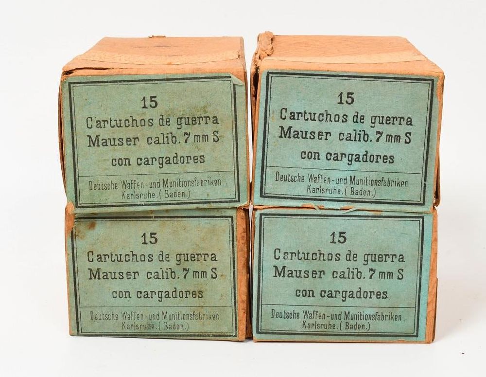 Lot 238: 60 Rounds of 7mm Mauser Ammunition