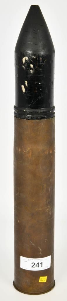 Lot 241: 75MM French Artillery Shell Inert