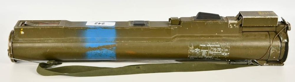 Lot 242: Demilled Military Antitank 66mm M72 Law Rocket