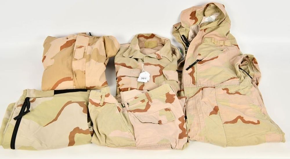 Lot 301: Military Rain gear, Coveralls, Trousers & Coat