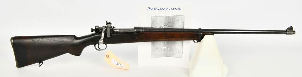 Lot 315: U.S. Springfield 1903 Factory Sporting Model