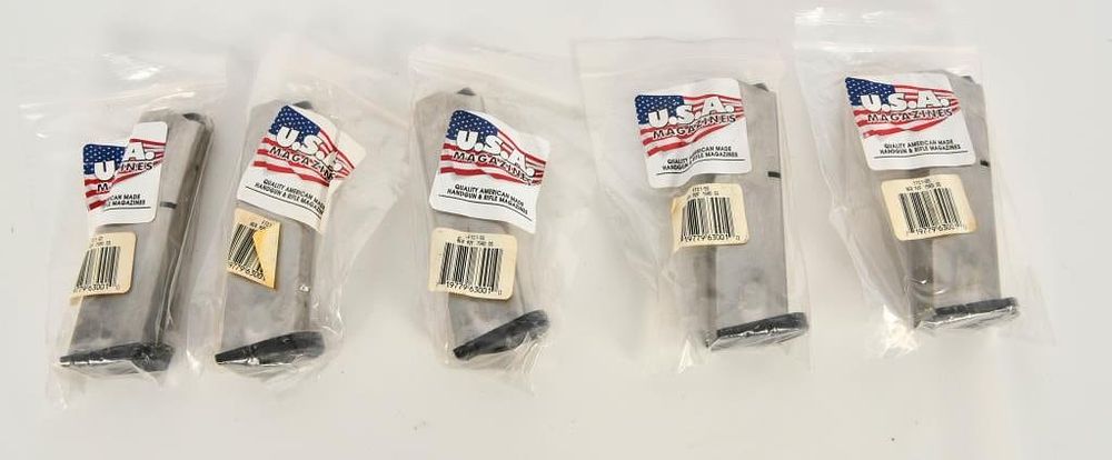 Lot 319: Lot of Five New Beretta 92F 15 Round Magazines
