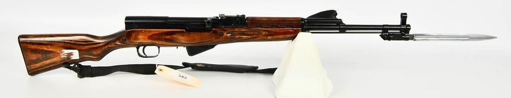 Lot 342: Russian SKS Type 45 Semi Auto Rifle 7.62X39