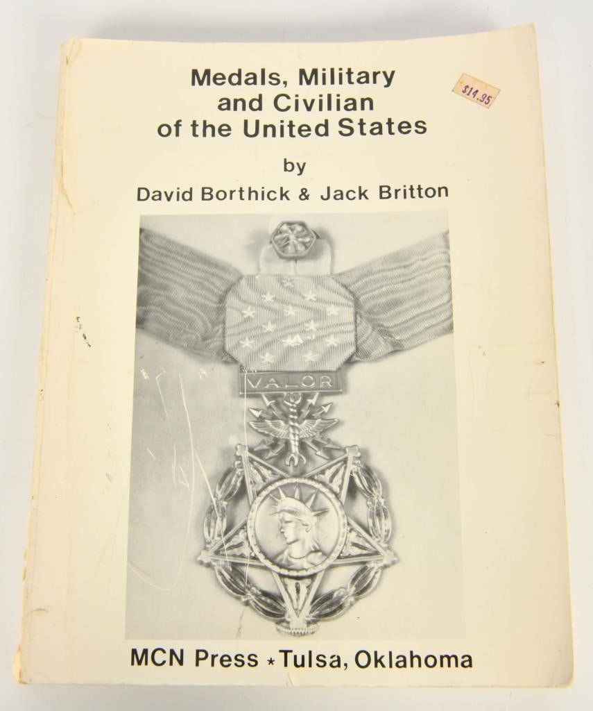 Lot 367: Military & Civilians Medals Of USA Book