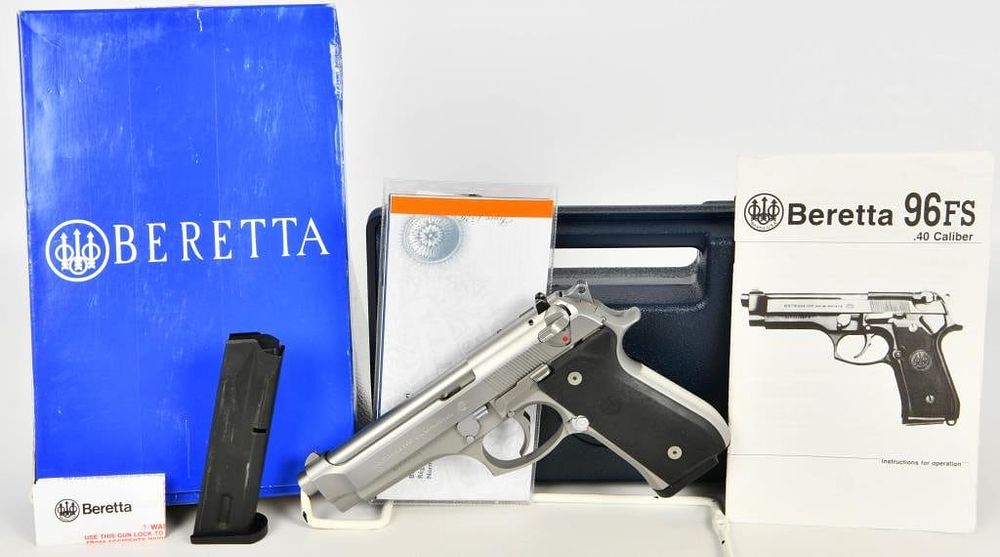 Lot 401: Beretta Model 96 Semi Auto Pistol .40 S&W
